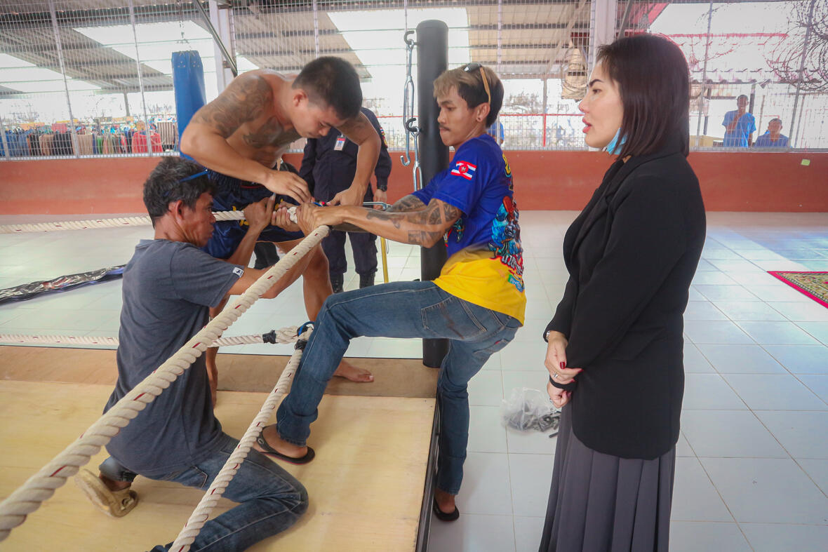 RHLS HOLDING - Supporting boxing activities at Pra Yom Sor Binlah Gym, Pak Panang Prison RHLS HOLDING - Supporting boxing activities at Pra Yom Sor Binlah Gym, Pak Panang Prison