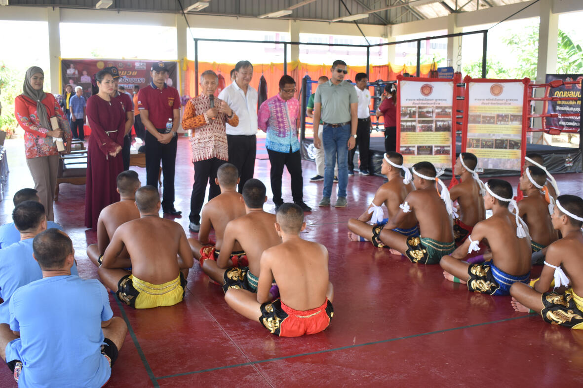 RHLS HOLDING - Attend the opening ceremony of Payak Mueang Nara Look Phra Yom Muay Thai Gym RHLS HOLDING - Attend the opening ceremony of Payak Mueang Nara Look Phra Yom Muay Thai Gym