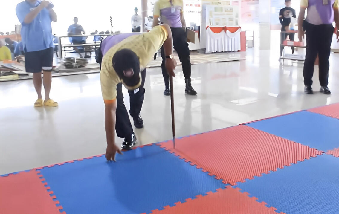 Supporting boxing activities at Rayong Central Prison On Febuary 11, 2025