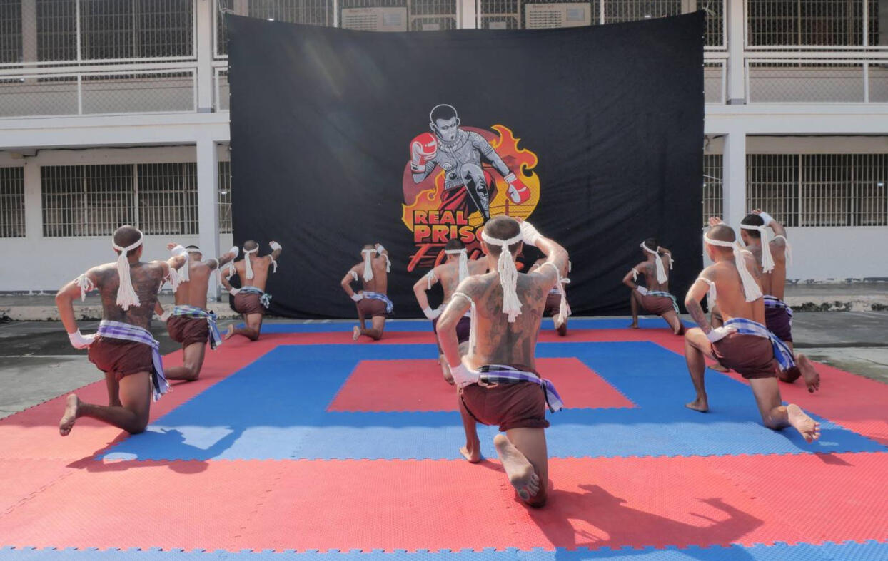 Supporting boxing activities at Ayutthaya Youth Correctional Institution On Febuary 20, 2025