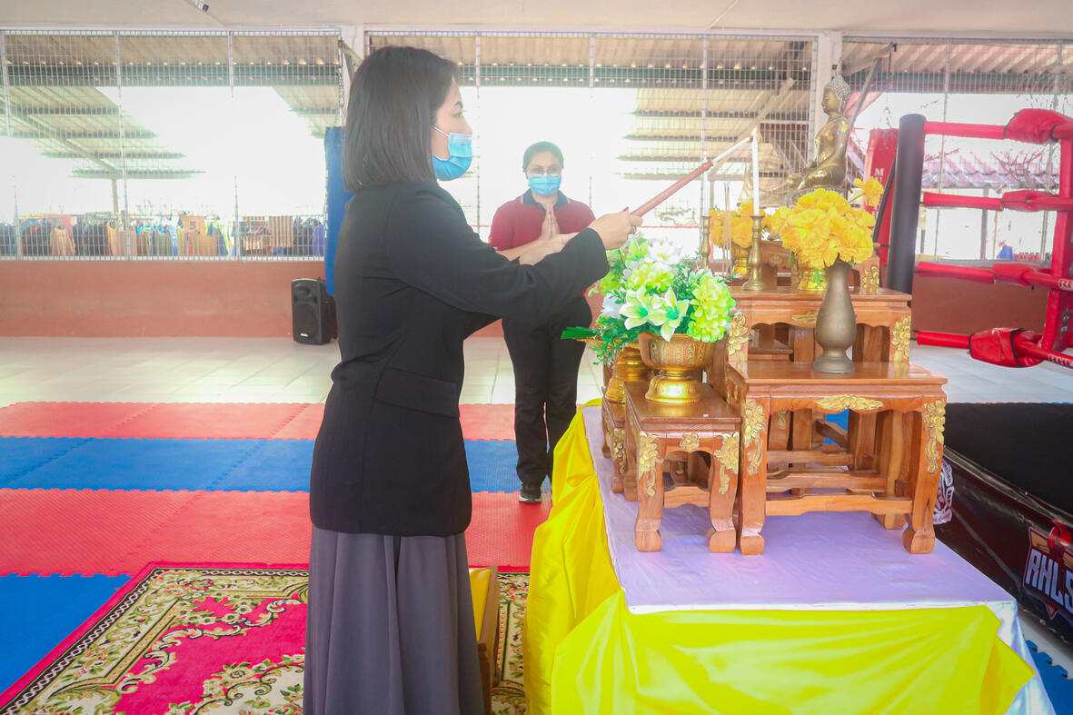 RHLS HOLDING - Supporting boxing activities at Pra Yom Sor Binlah Gym, Pak Panang Prison