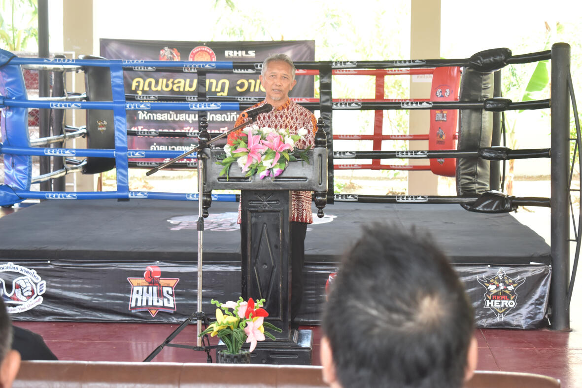 RHLS HOLDING - Attend the opening ceremony of Payak Mueang Nara Look Phra Yom Muay Thai Gym