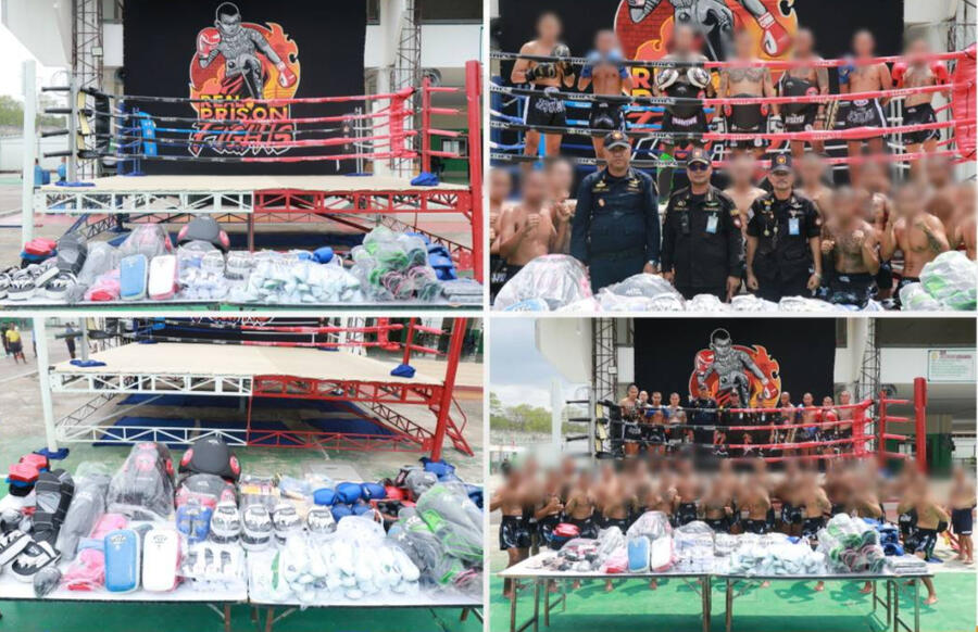 RHLS HOLDING - Supporting boxing activities at Rayong Central Prison