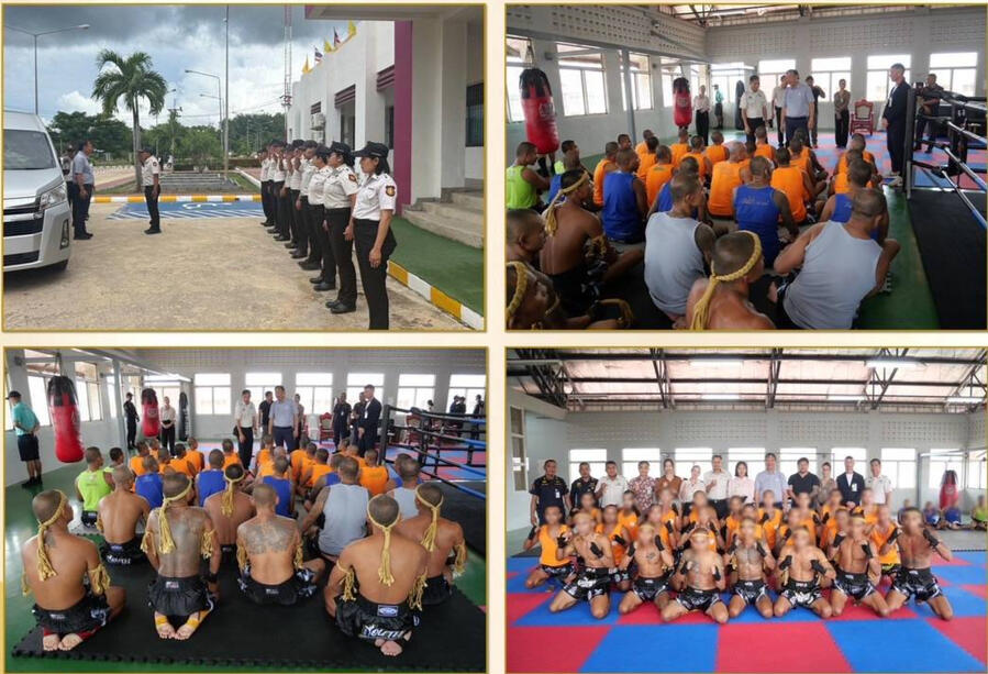 RHLS HOLDING - Supporting boxing ring and boxing activities at Sor Phayom Gym, Phuket Prison